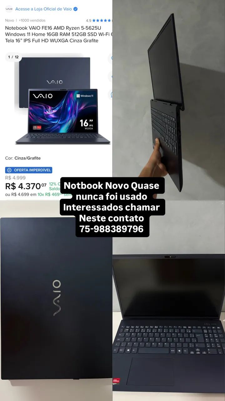 Notbook vaio