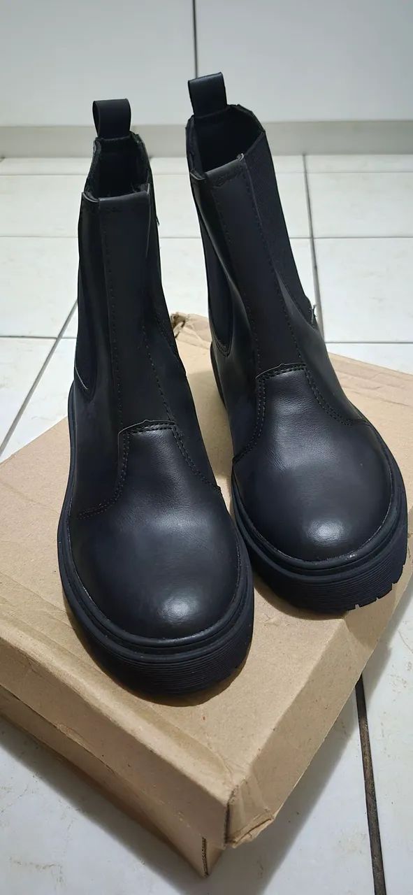Bota Preta Tam.37 - Foto 5