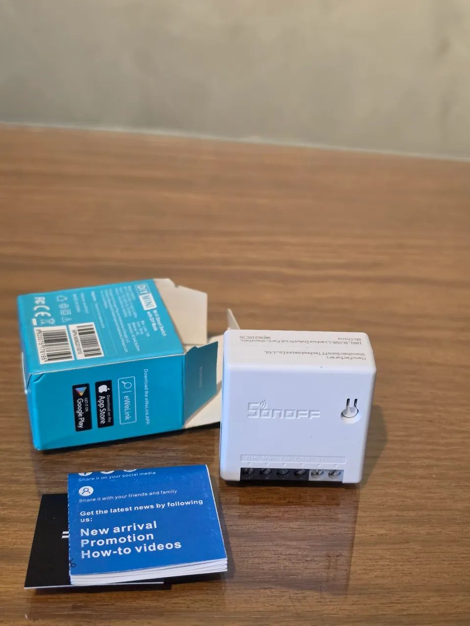 Interruptor Sonoff Mini R2 Wifi Automação Alexa E Google duas unidades - Foto 3