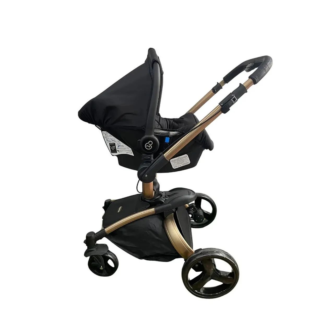 CARRINHO VULKAN + BEBÊ CONFORTO GRID - DZIECO