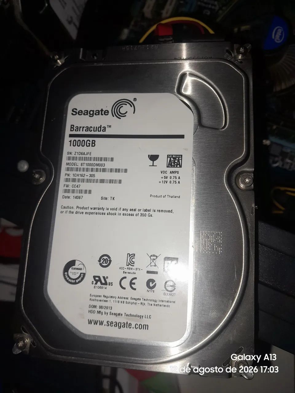Hd seagate barracuda 1 tb - Foto 2