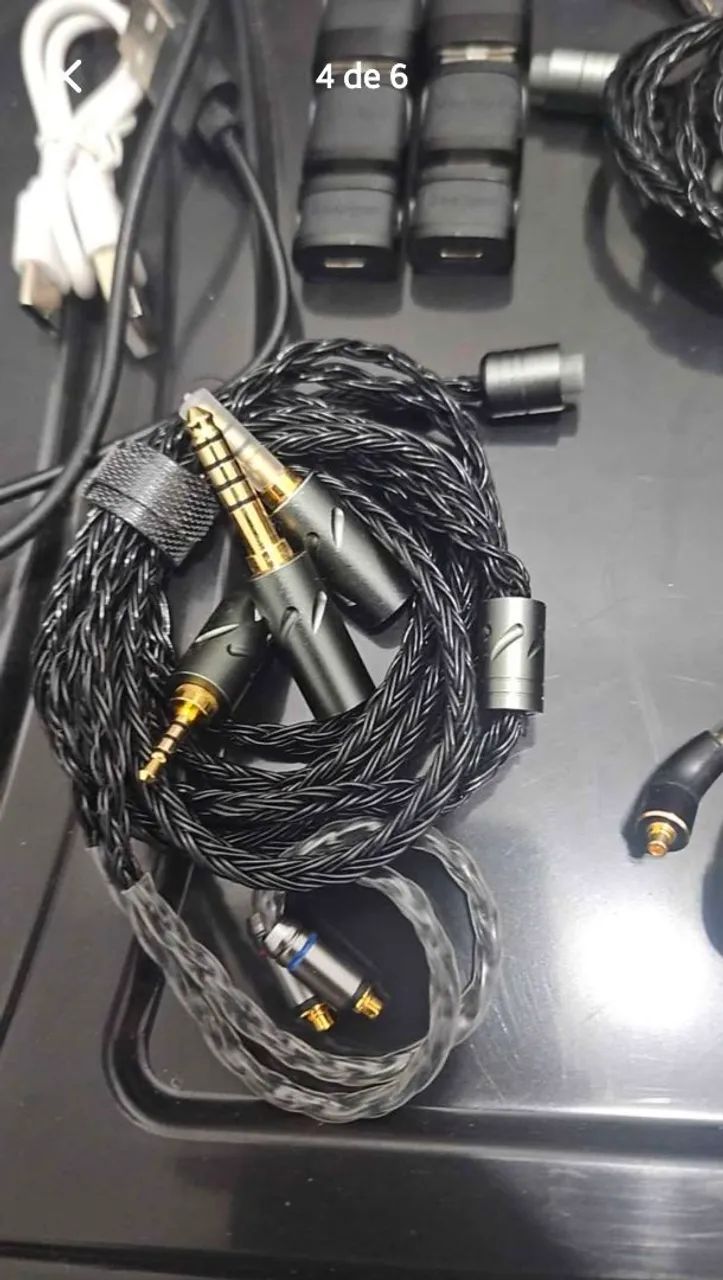 Fones KZ + Cabos - Foto 4