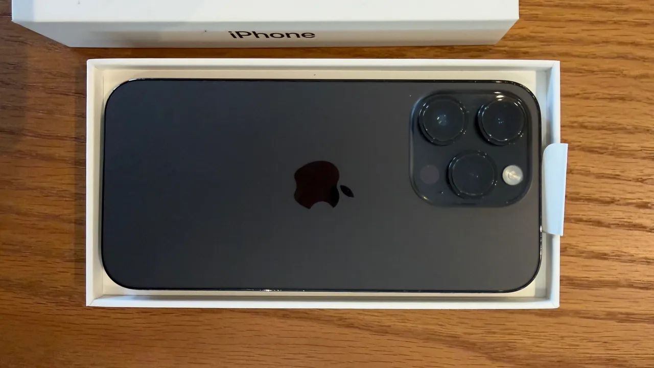 iPhone 14 Pro 256Gb Space Black + Caixa | tudo original