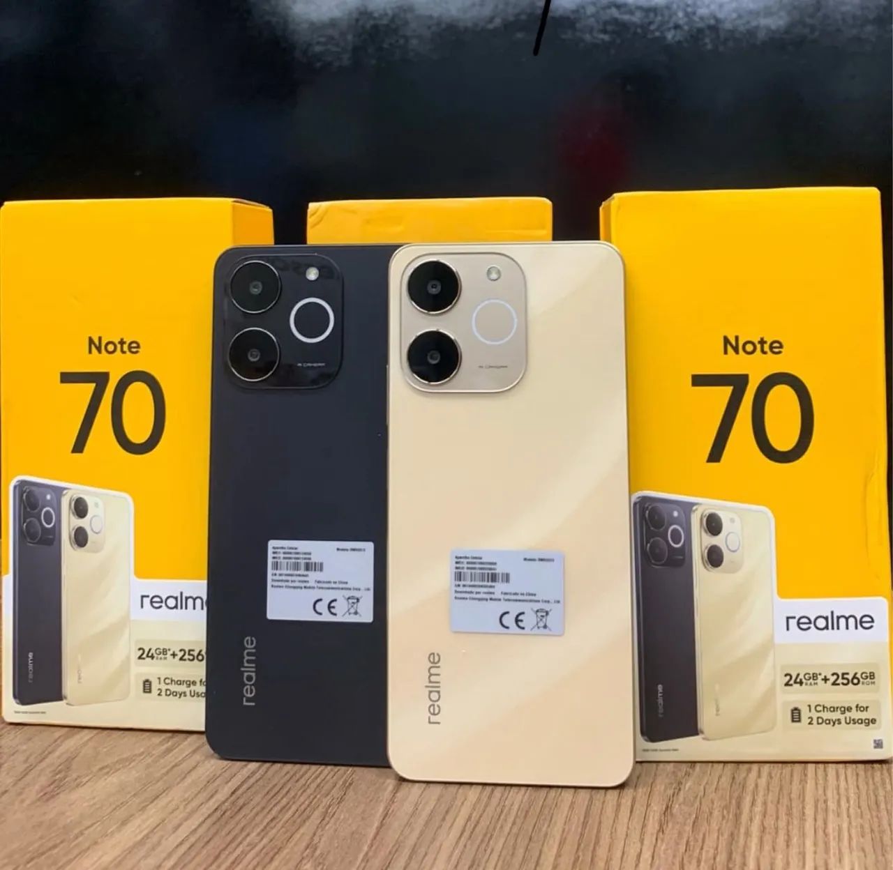Realme Note 70 128/04- Preto Dourado Lacrado