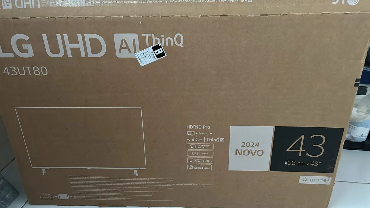 TV smart 43?  LG UHD AÍ ThinQ