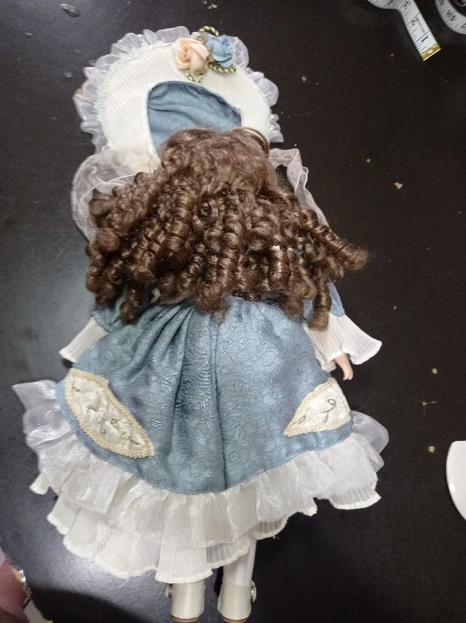 Boneca de porcelana vintage  - Foto 4