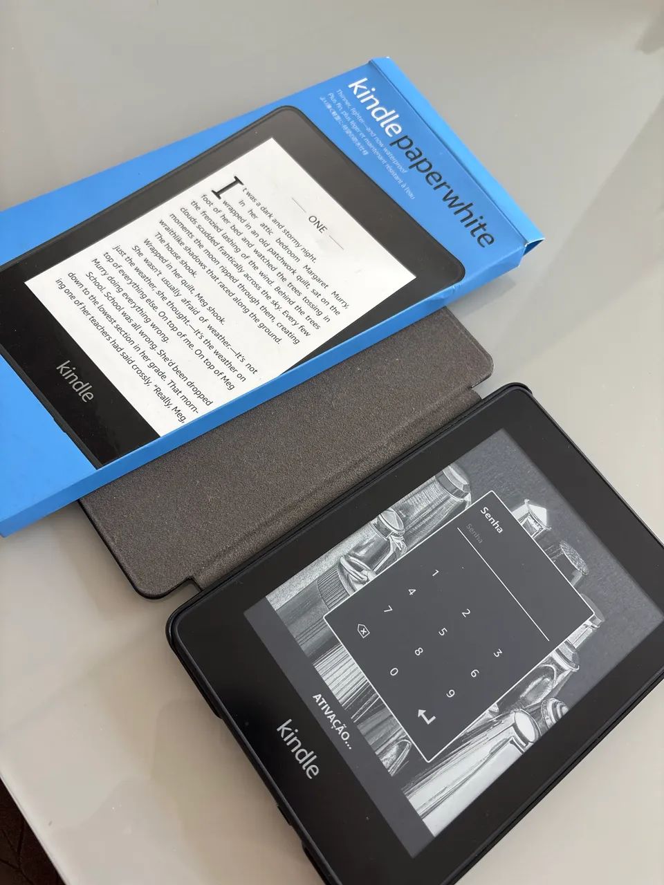 Kindle 9 Geração 8GB com capa (pouco uso) - Foto 2