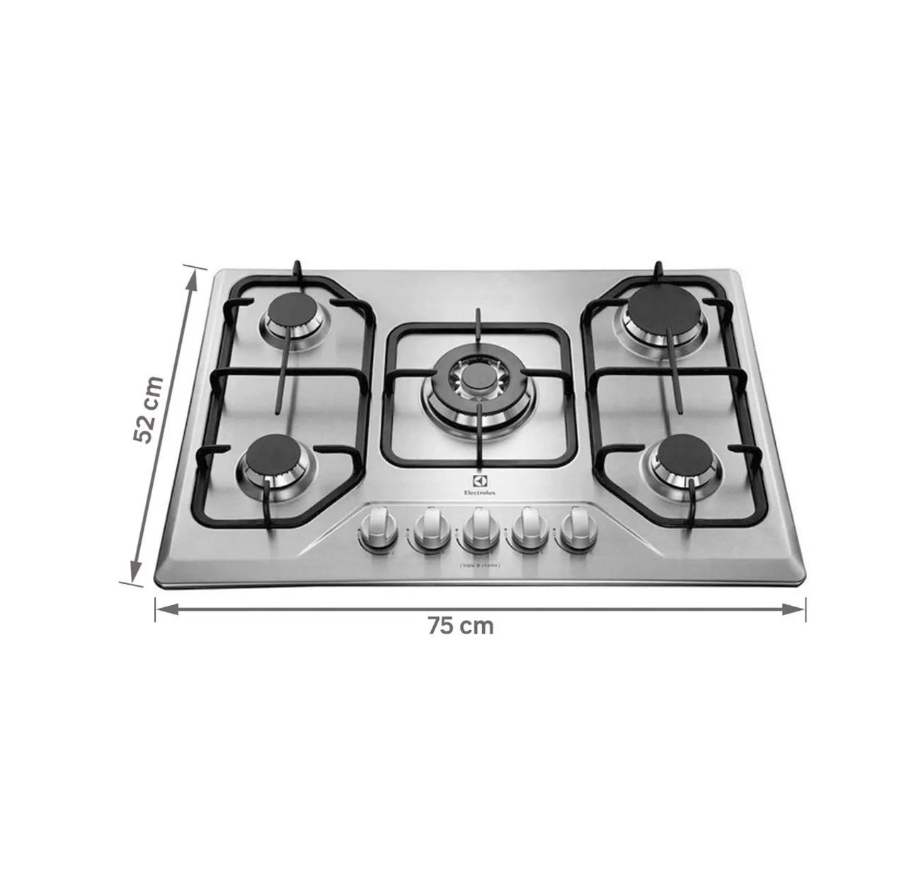 Cooktop 5 bocas electrolux 