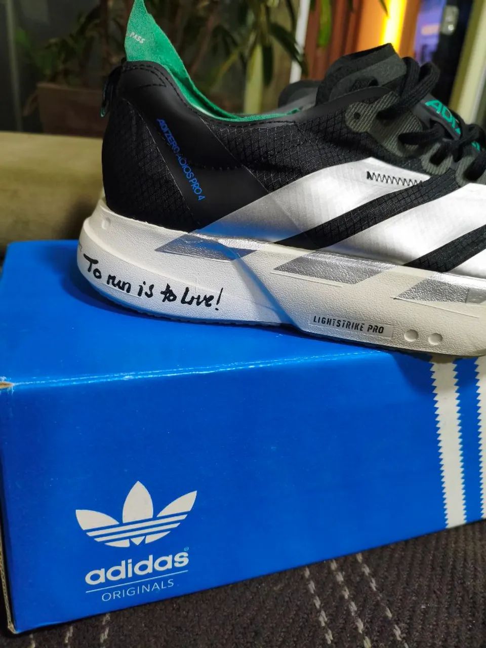 Tênis Adidas Adizero Adios4 Tam 38 - Calçados Esportivos