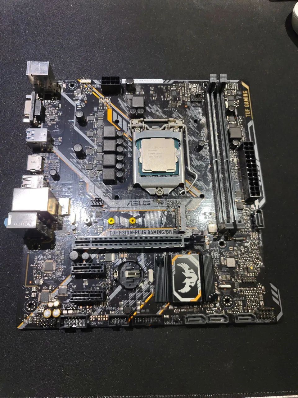 Placa mãe TUF H310M-plus gaming + i5 9400F - Foto 3