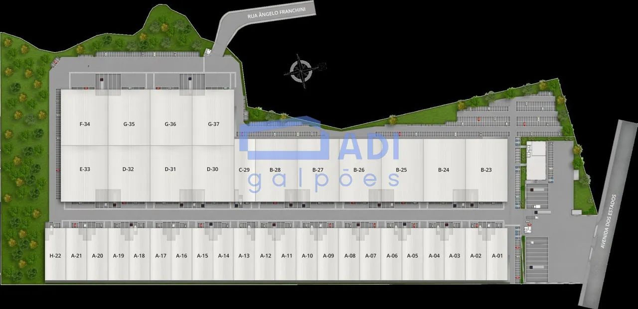 Galpão 1.192 m² - Av. dos Estados - Santo André - Foto 2