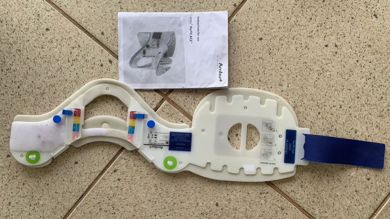 Colar Cervical Ajustável Ambu (usado) - Foto 2