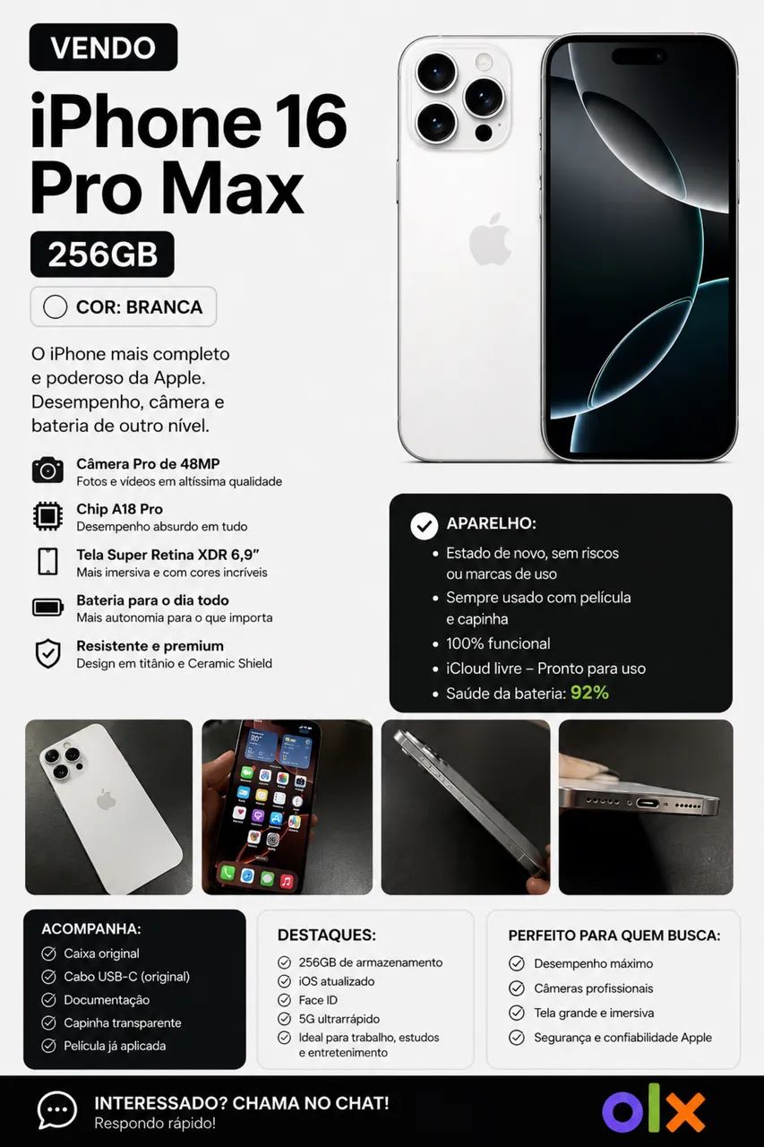 iPhone 16 Pro Max 256gb