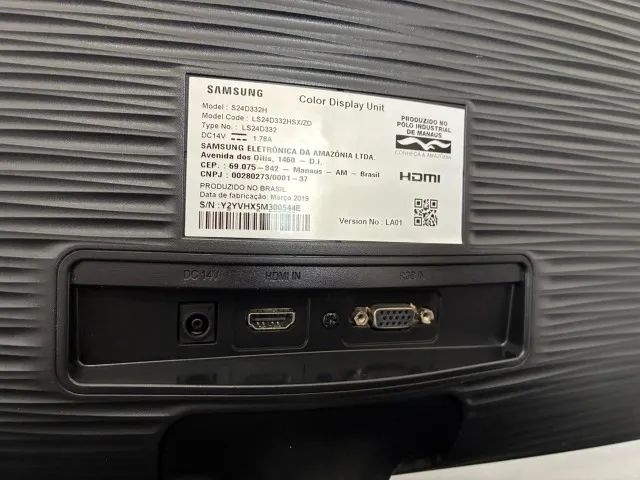 Monitor Samsung 24 - FHD, 1ms - HDMI/VGA - Foto 3