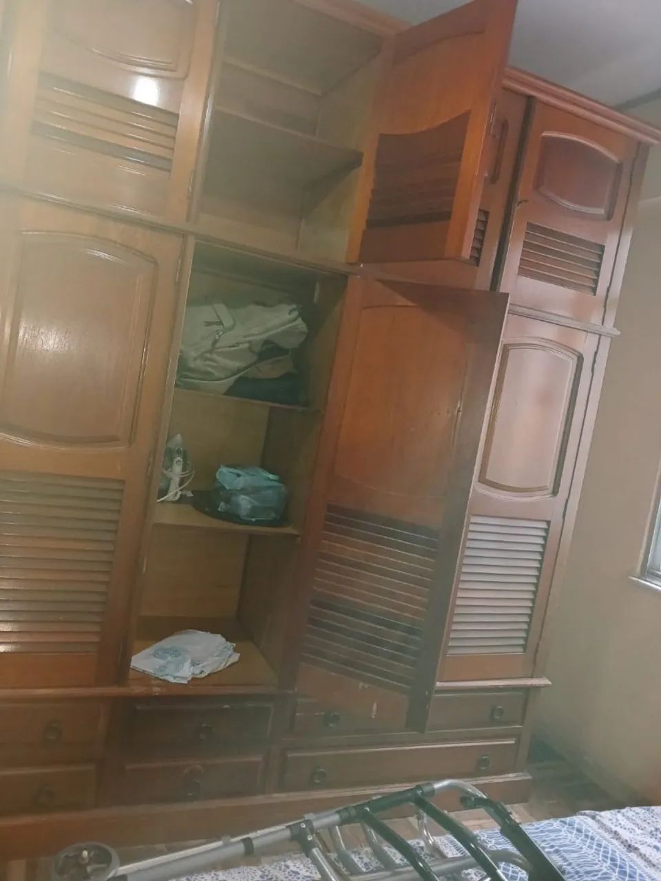 Guarda roupa duplex e cama de casal - Foto 3