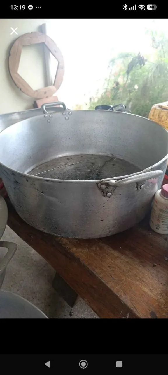 Panelão alumínio batido 50 litros 