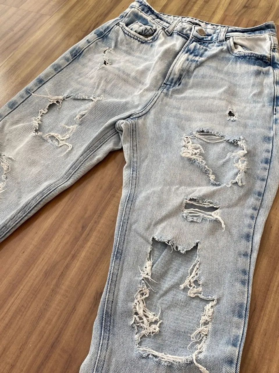 calça jeans cintura alta - Foto 3