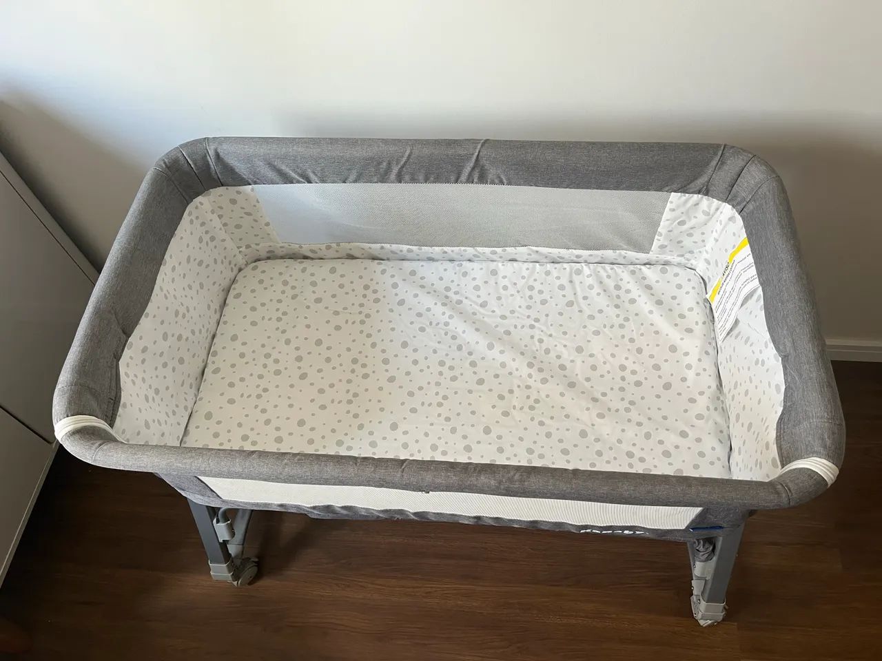 Berço Moisés Co-bed KaBaby com Balanço e Cesto - Cinza - Foto 2