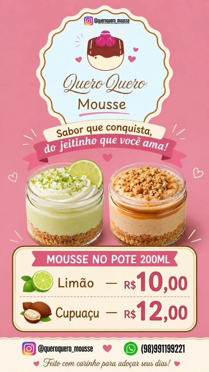 Mousse no pote 