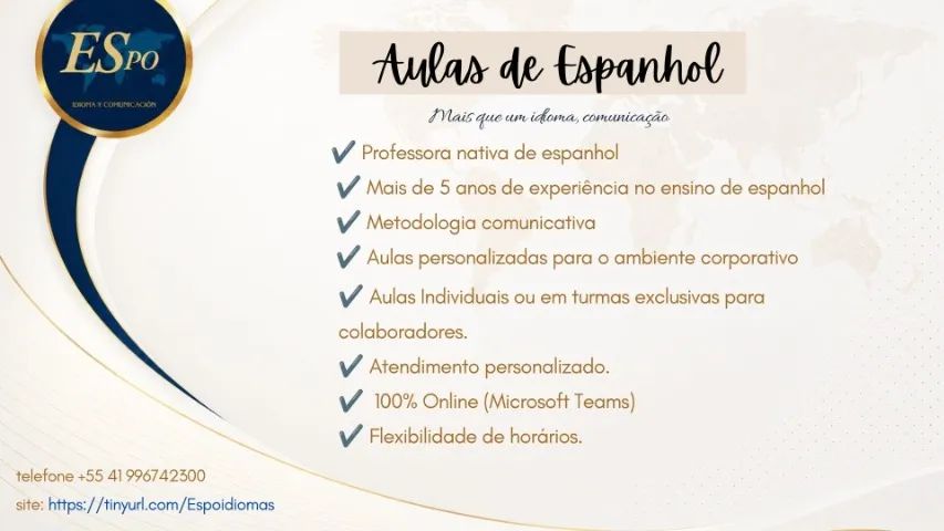Curso de espanhol on-line