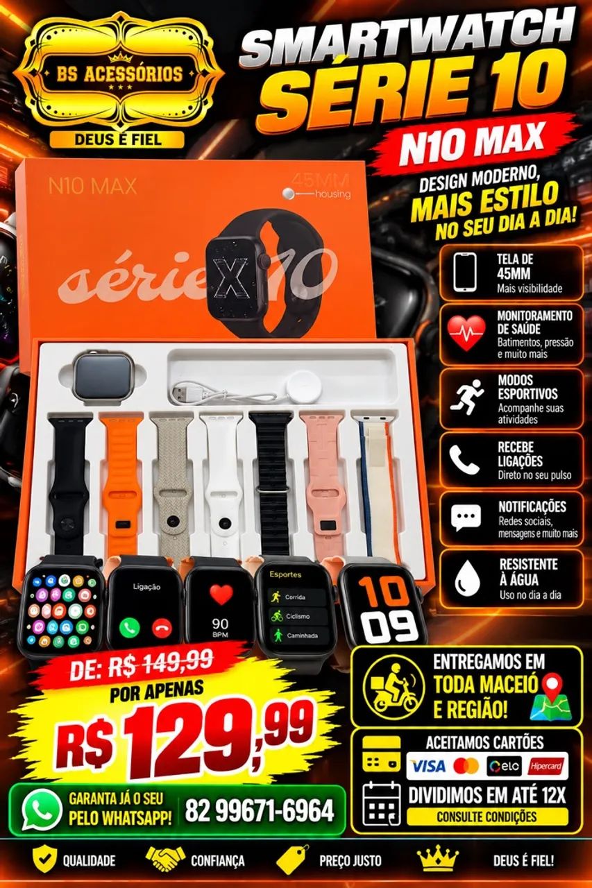 Smartwatch série 10 N10 Max 