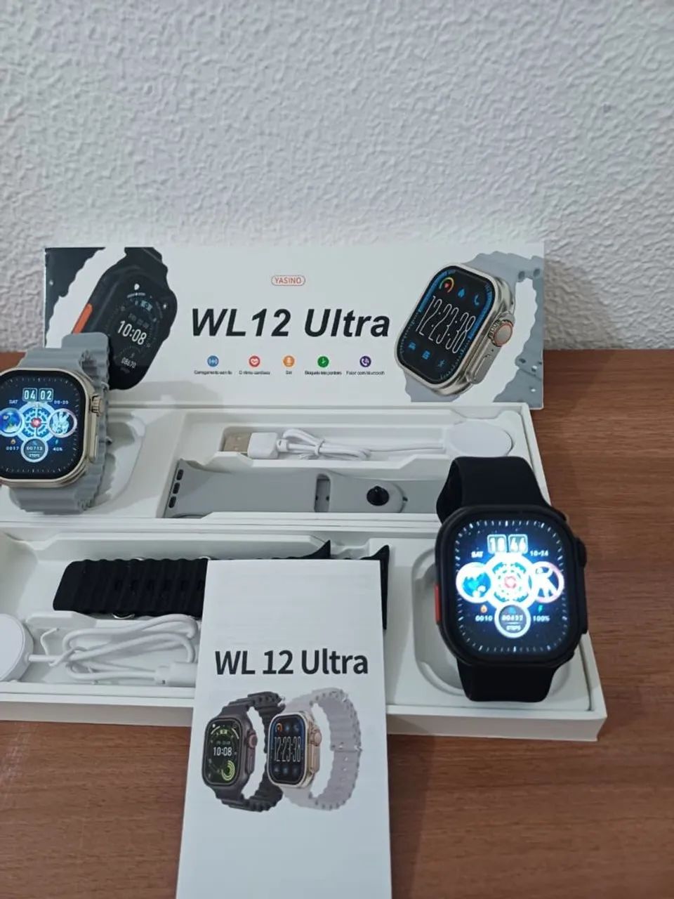 Smartwatch ultra com pulseira Extra  - Foto 5
