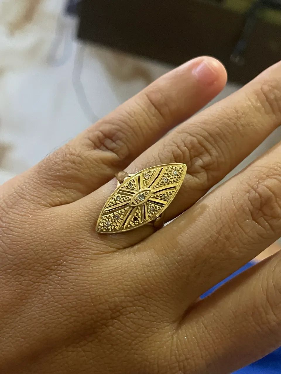 Marquise de ouro 18k