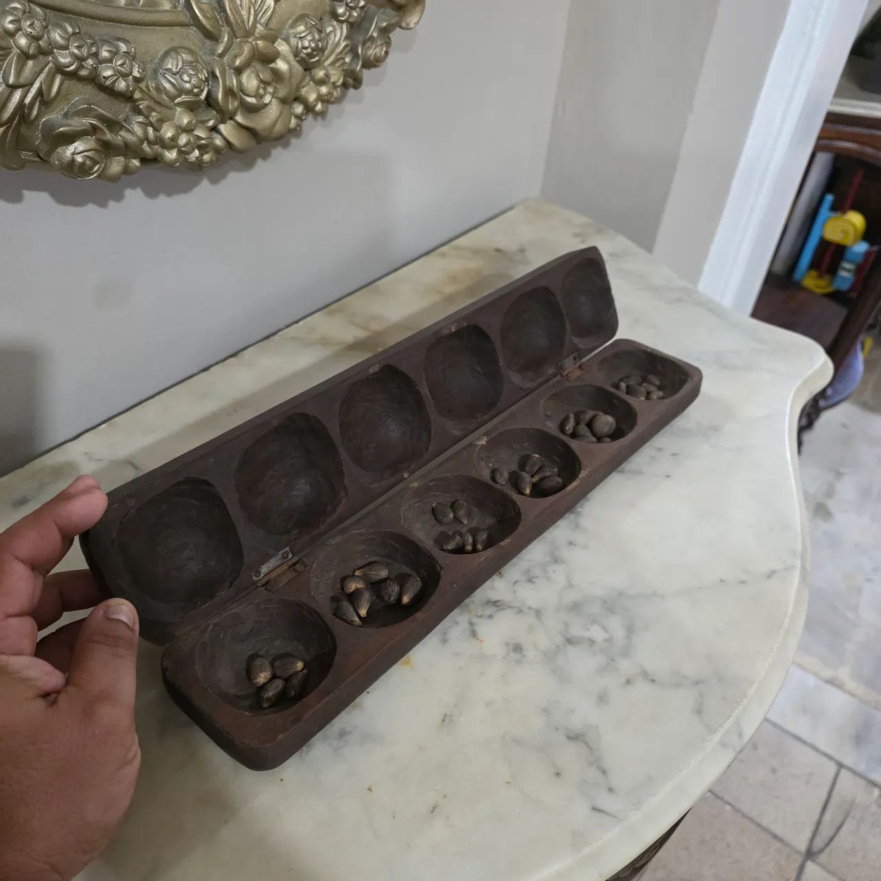 Raridade, jogo de tabuleiro Mancala africano - Foto 4
