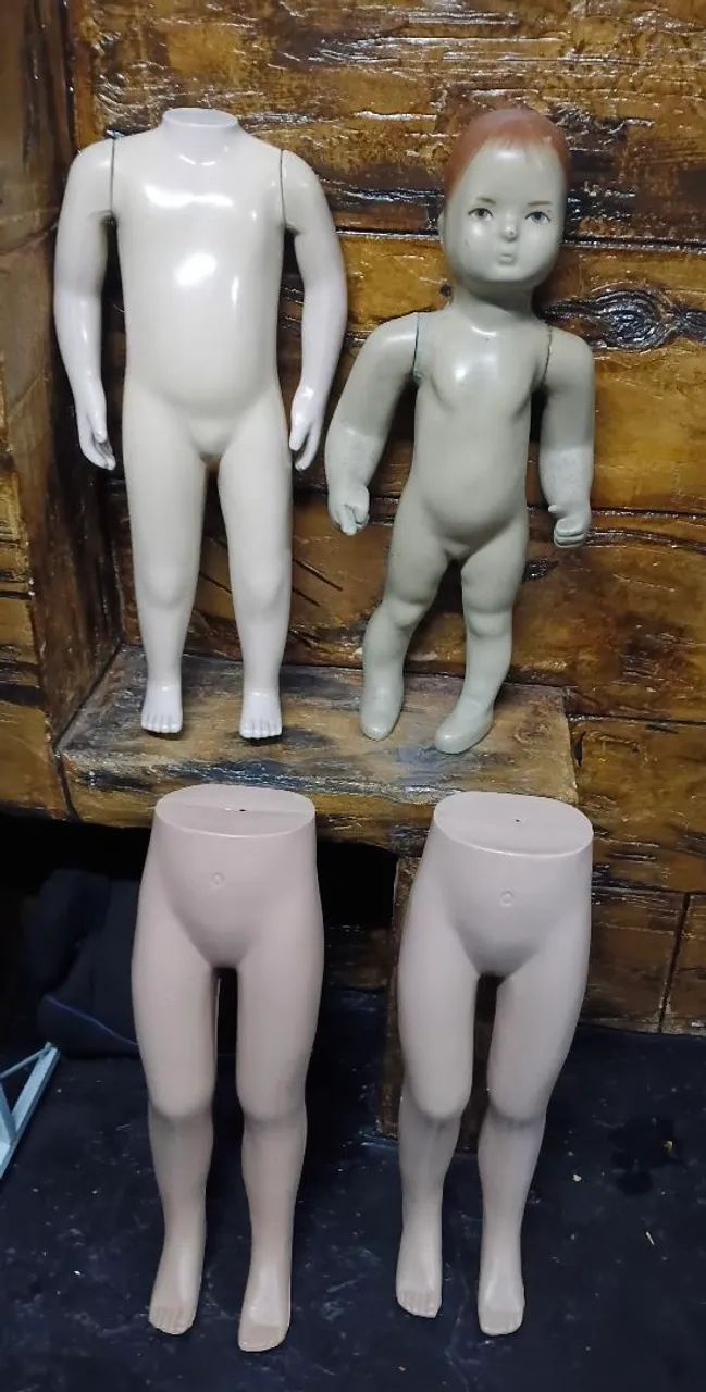 4 manequins infantil usado 