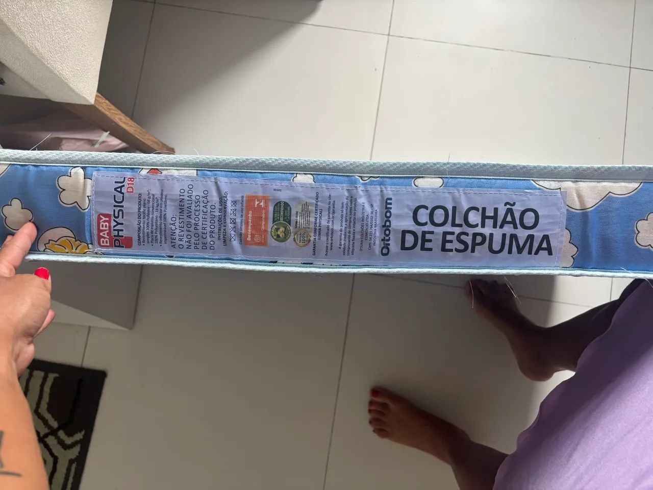 Colchão Ortobom cercadinho - Foto 3