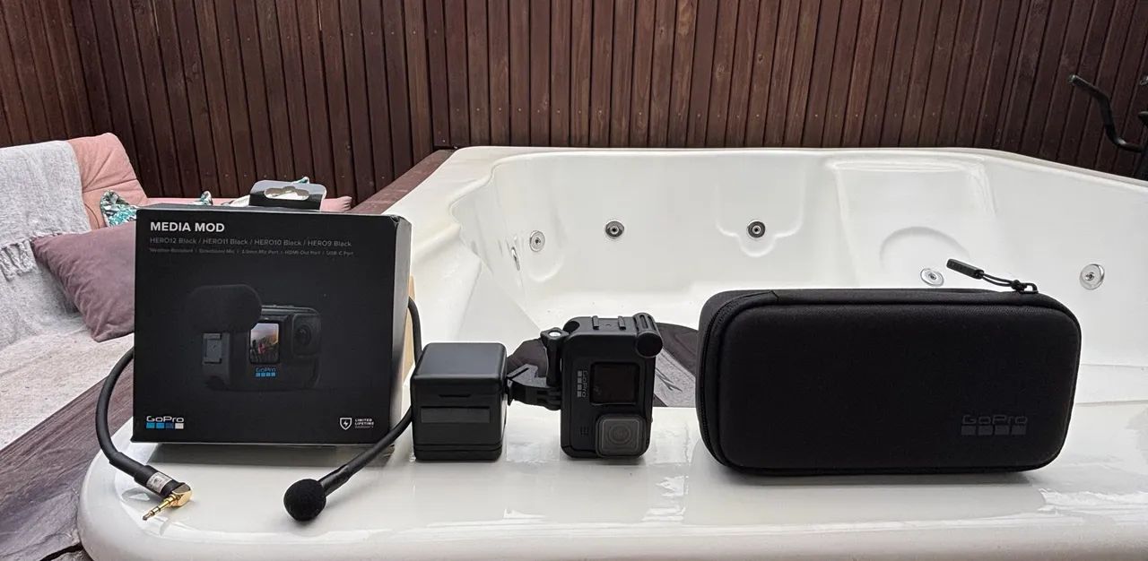 GoPro HERO9 セット Gopro hero 9 mais média mod e microfone dudacel - Câmeras e
