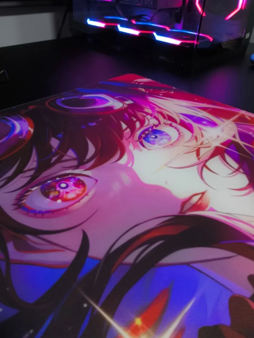 ATK Glass Mouse Pad - Crimson Limited Edition - Periféricos e ATK Glass Mouse Pad - Crimson Limited Edition - Periféricos e