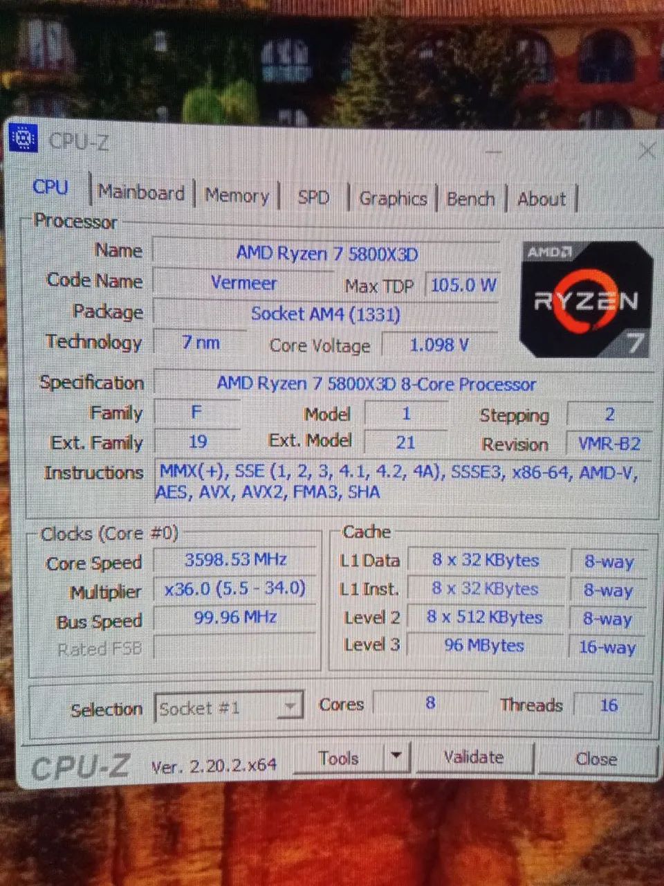 Kit Ryzen 5800x3d + placa mãe B550 - Foto 4