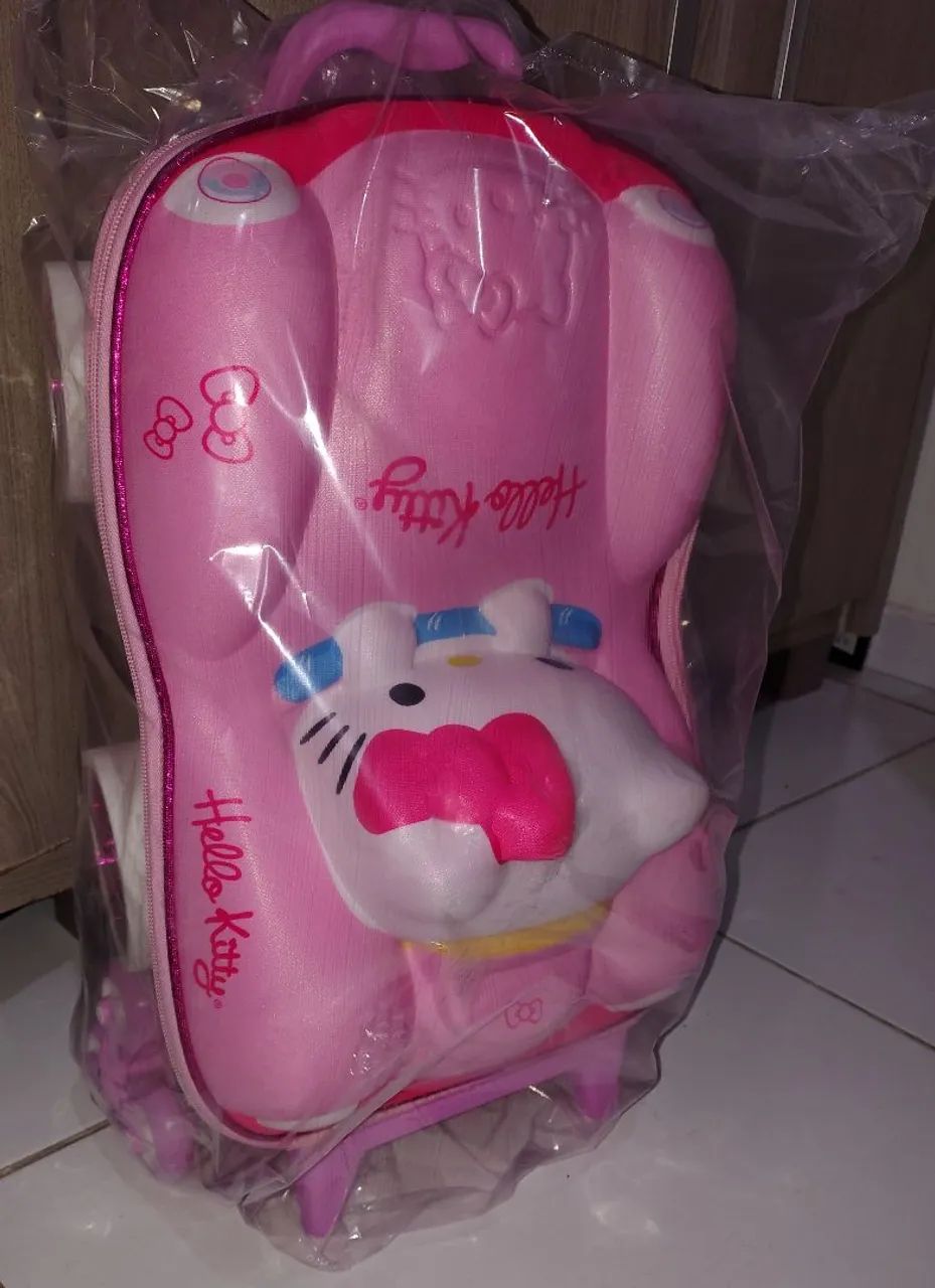 Mochila infantil hello kitty 