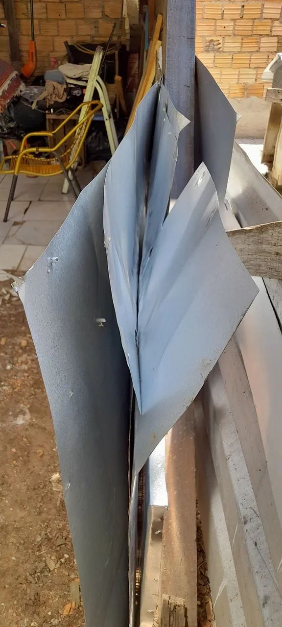 Zinco para funilaria... 10 metros de Chapas zinco