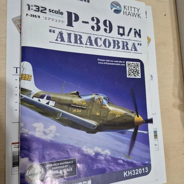 Kit para montar KITTY HAWK P-39 AIRACOBRA 1:32 SCALE - Foto 5