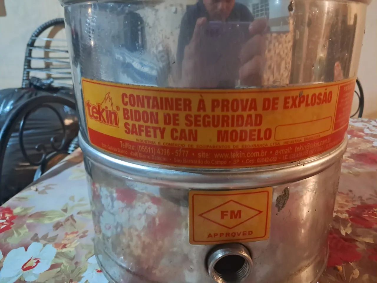 Container a prova de explosão Tekin 50l - Foto 4