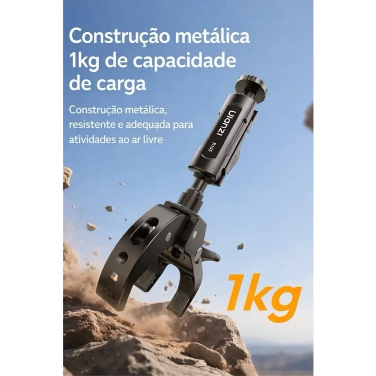 Suporte para Guidão com Adaptador GoPro Ulanzi R105 - Foto 2