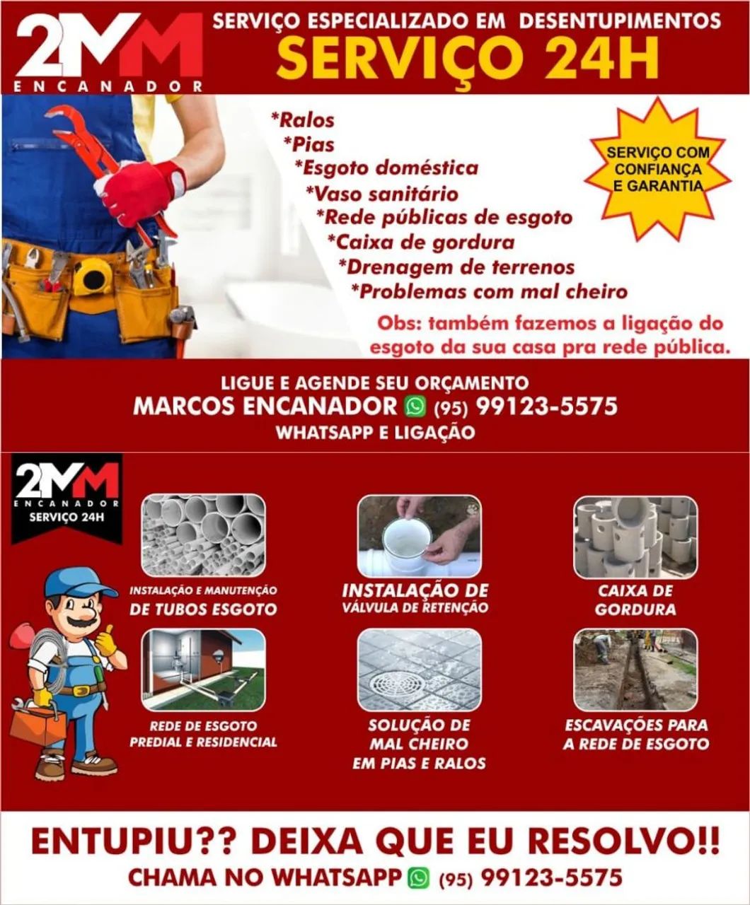 Encanador serviço 24h *  ,E serviço de desentupimento  - Foto 2