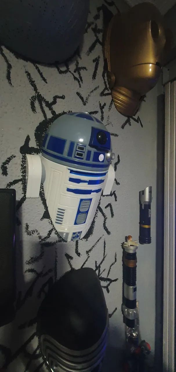 Luminaria de Parede Star Wars R2D2 - Foto 2