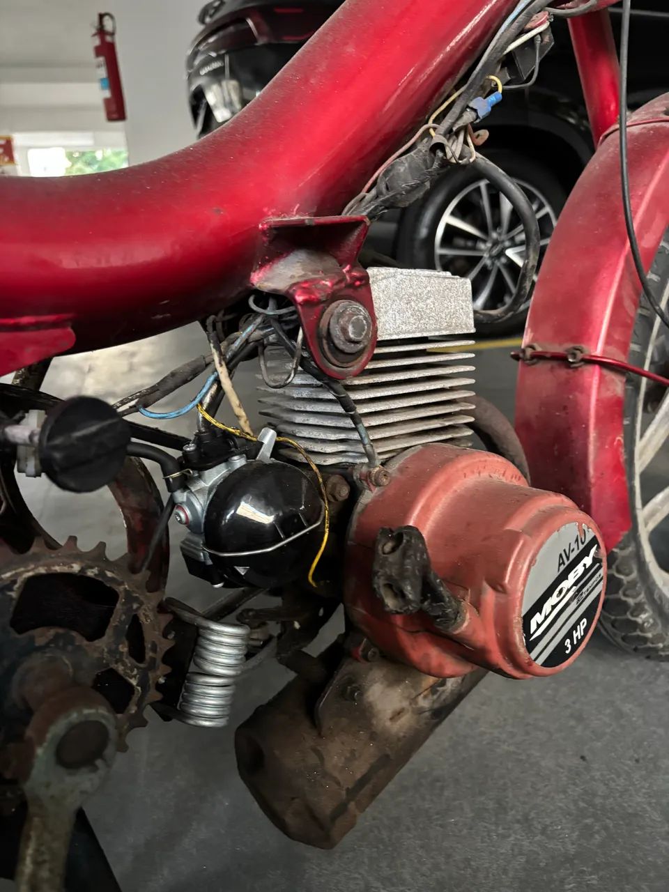 Calioi Mobilete Mobyllete Bicicleta Motorizada - Foto 4