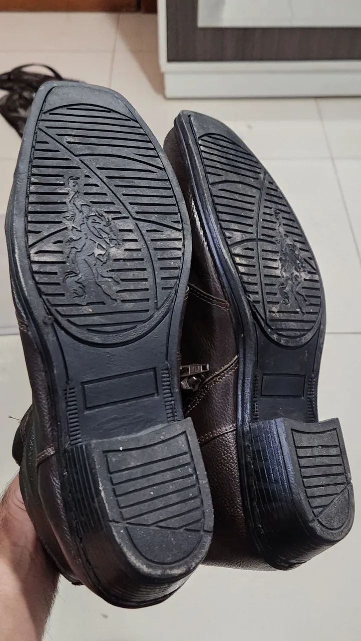 Bota de couro Marrom - Foto 4