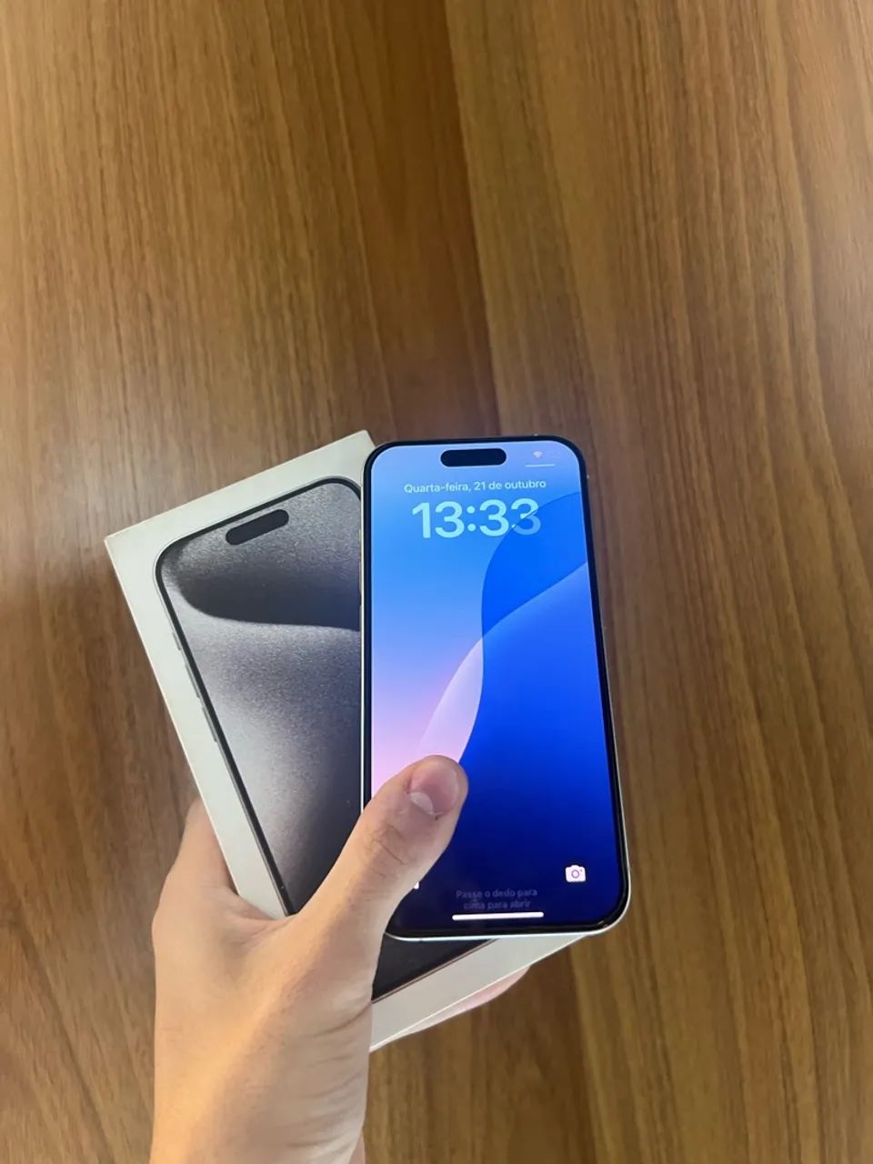 15 PRO 128GB BRANCO ZERO VENDO - Foto 2