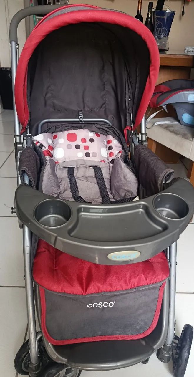 Carrinho de bebê + bebê conforto Cosco  - Foto 4