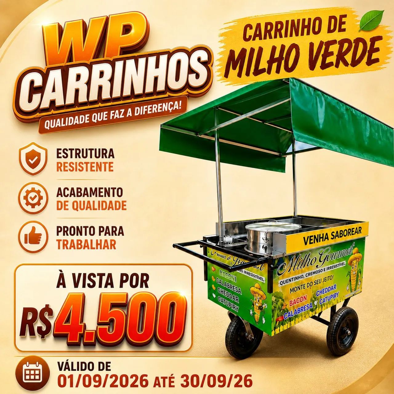 Carrinhos de milho  - Foto 4