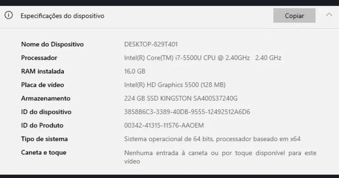 Notebook lenovo g50-80 core i7 5 geração 16 ram 256 ssd - Foto 2