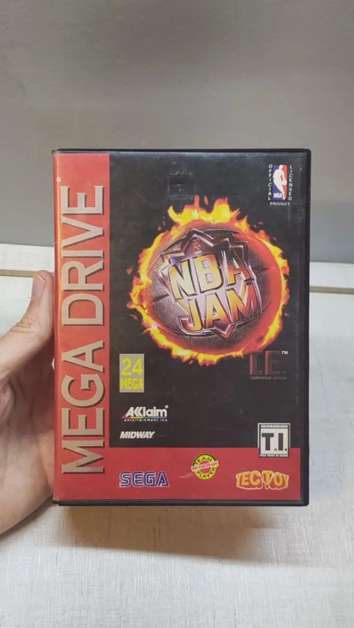 Mega Drive: NBA Jam, TecToy, Com Manual