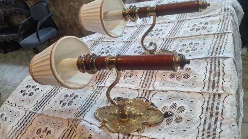par de arandelas antigas - Foto 2