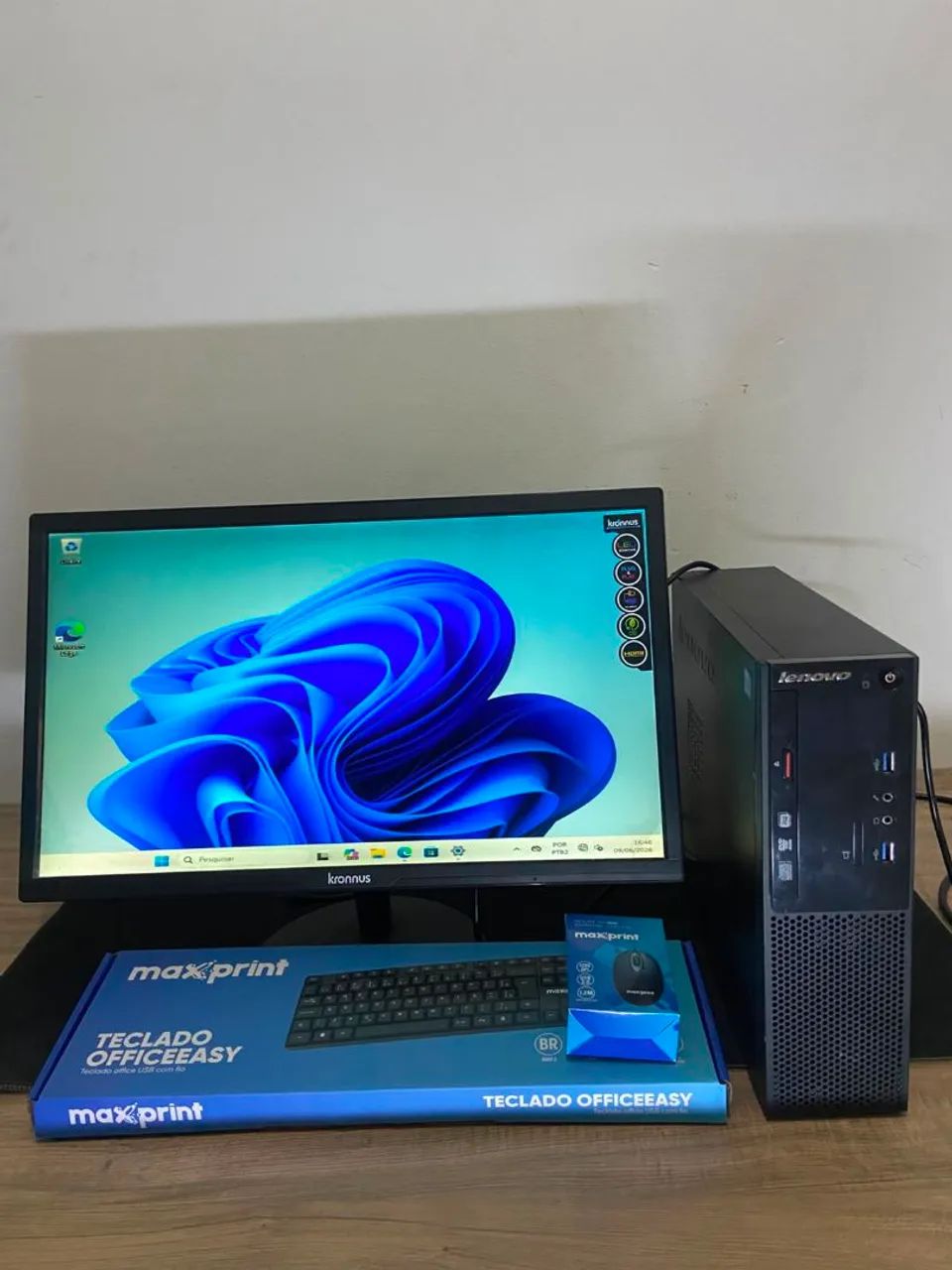Pc LENOVO COMPLETO i3 de 6° geração 8GB DDR4 - 1ano de garantia  - Foto 2