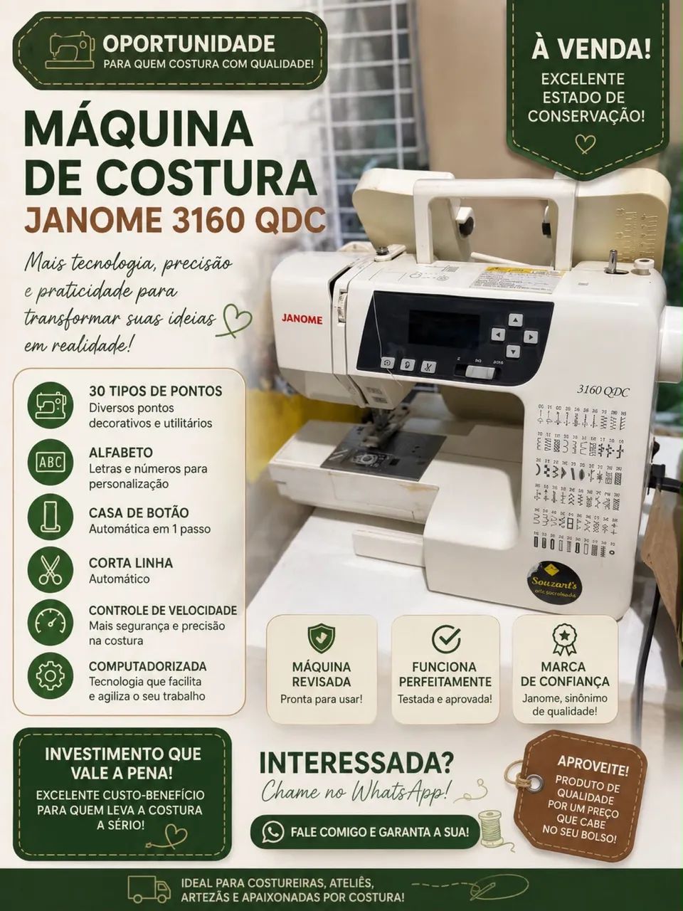 Máquina de costura 